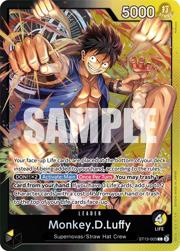 Monkey.D.Luffy, ST13-003