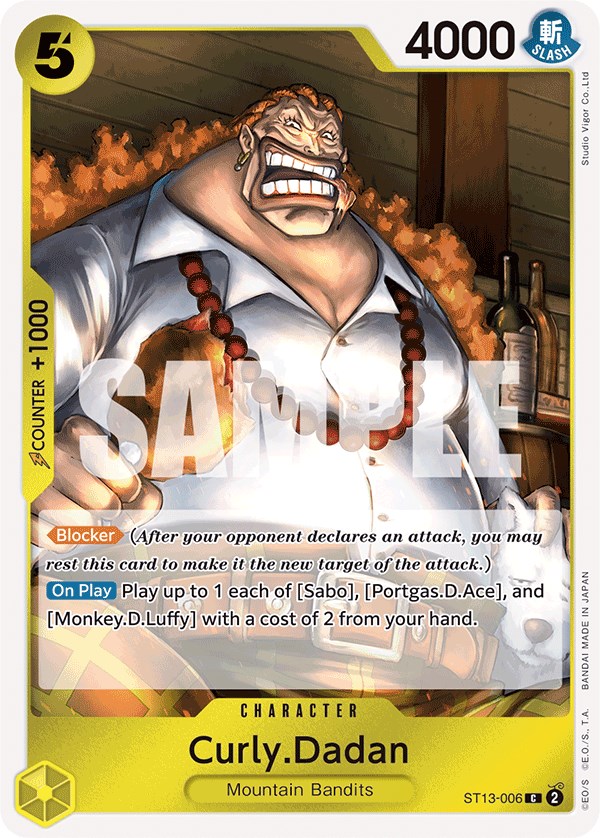 Curly Dadan, ST13-006