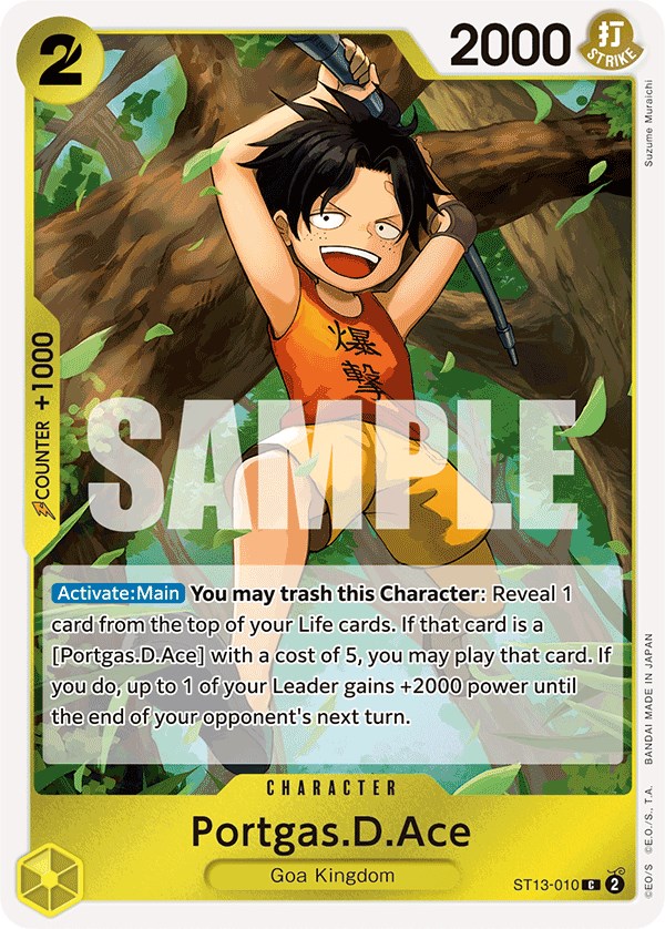 Portgas.D.Ace, ST13-010