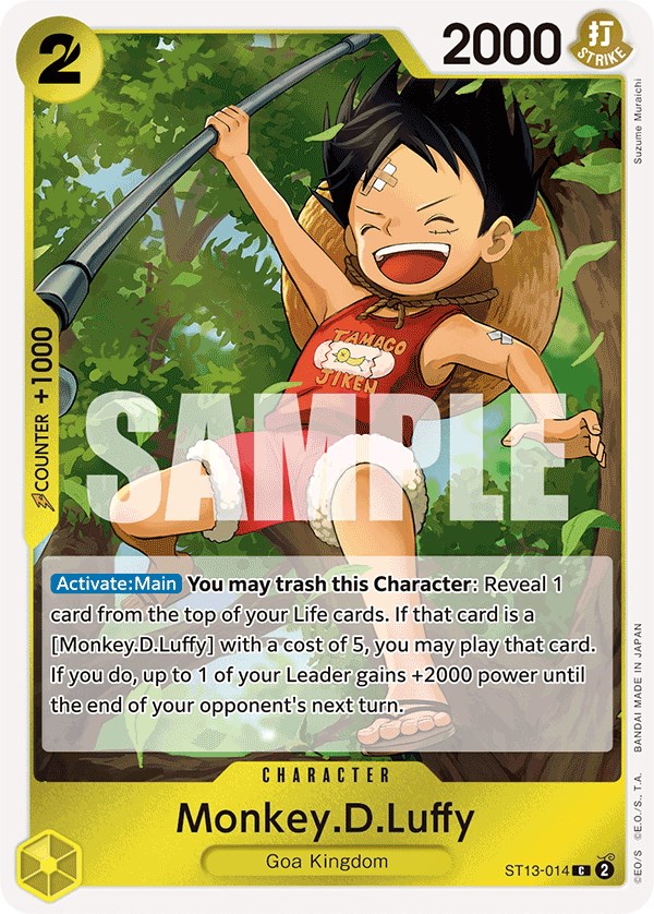 Monkey.D.Luffy, ST13-014