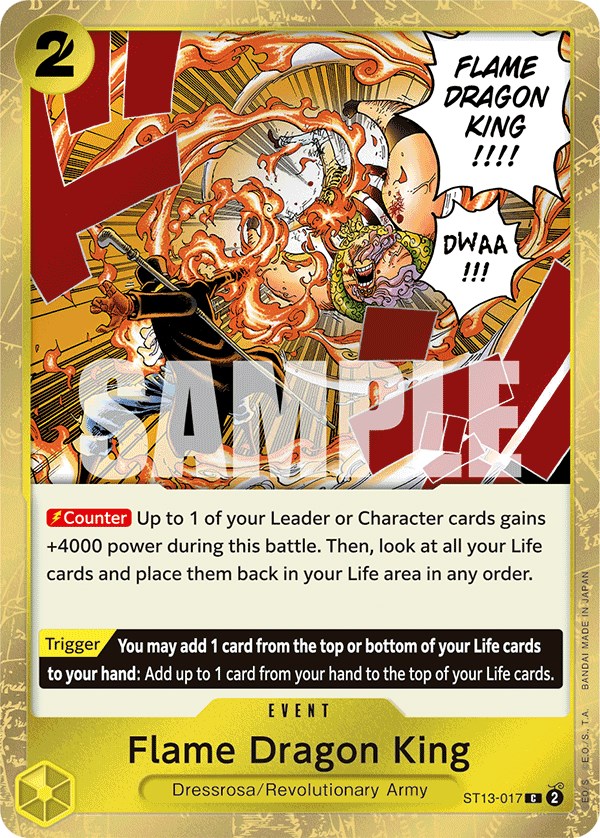 Flame Dragon King, ST13-017