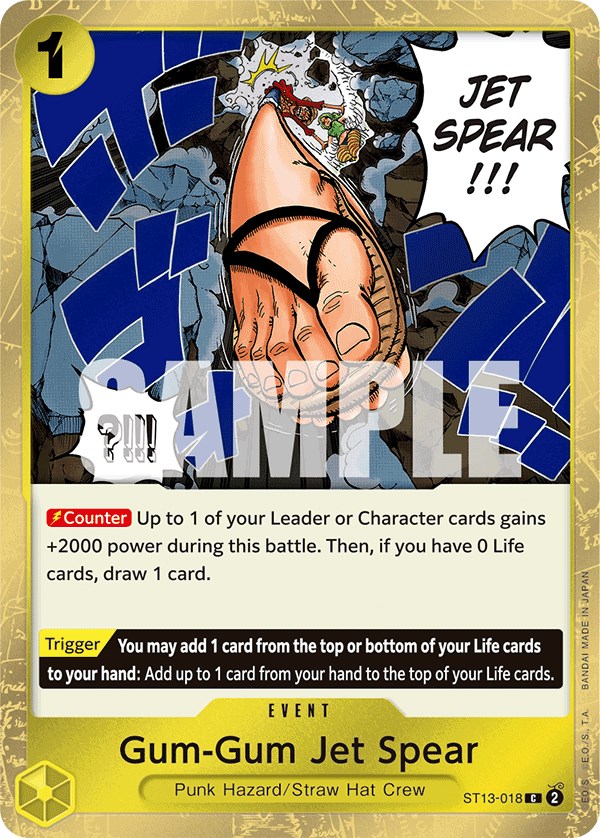 Gum-Gum Jet Spear, ST13-018