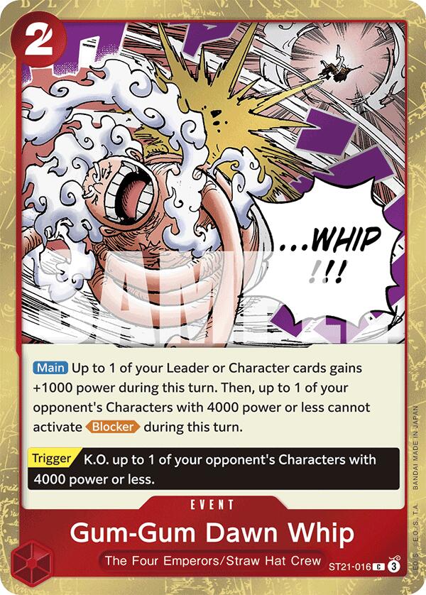 Gum-Gum Dawn Whip, ST21-016