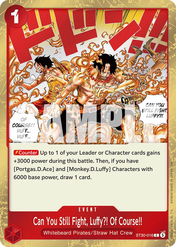 Can You Still Fight, Luffy?! Of Course!!, ST30-016